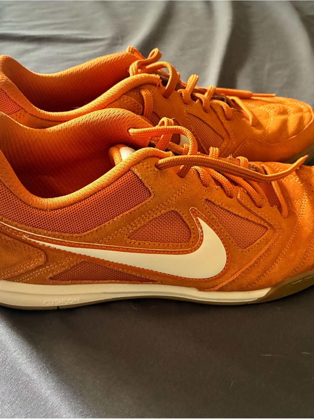Nike Men's Gato Orange Athletic Sneakers